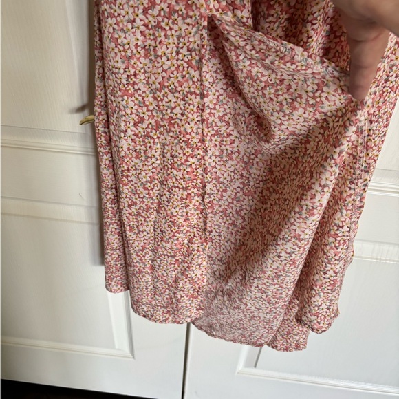 SHEIN Curve Ditsy floral print milkmaid Bardot smocked dress size 3XL - Picture 7 of 9